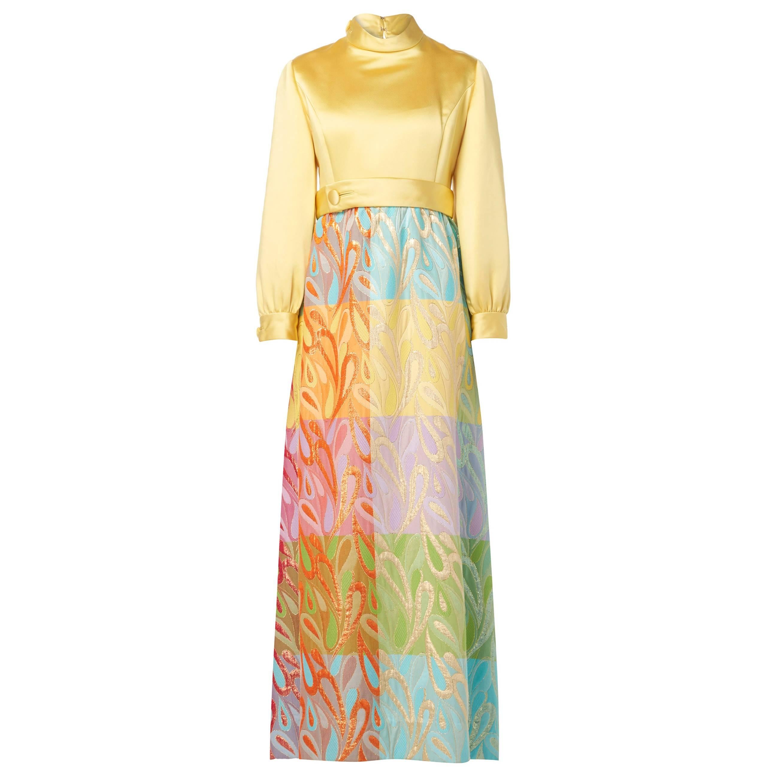 Malcolm Starr multicoloured dress, circa 1968