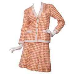 1960s Chanel Haute Couture Boucle Skirt Suit 6