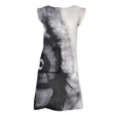 Vintage Givenchy Couture Abstract Print Dress 