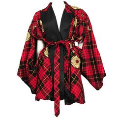 McQueen Tartan Kimono 