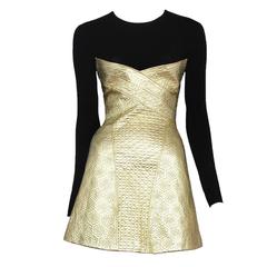 McQueen Gold Dress 12