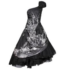 McQueen Taffeta Runway Gown 10