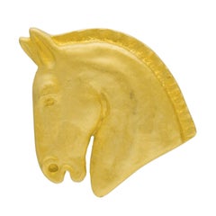Vintage Hermes Horse Motif Pin 