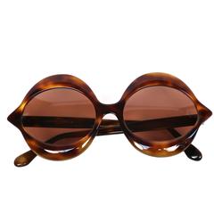 1970's PIERRE CARDIN tortoise 'lips' sunglasses