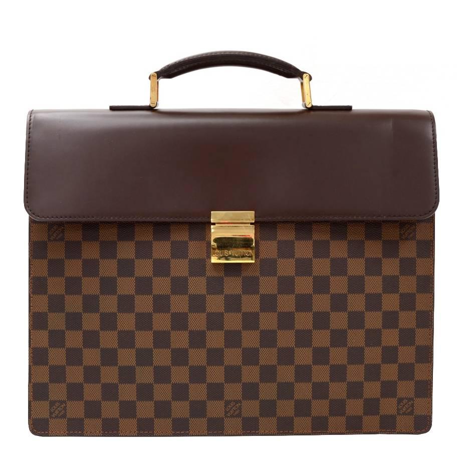 Louis Vuitton Altona GM Ebene Damier Briefcase Bag
