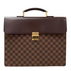 Vintage Louis Vuitton Altona GM Ebene Damier Briefcase Bag