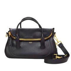 Tom Ford Black Leather Large Jennifer Bag GHW rt. $3, 300