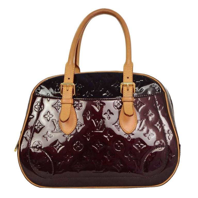 Summit patent leather tote Louis Vuitton Burgundy in Patent