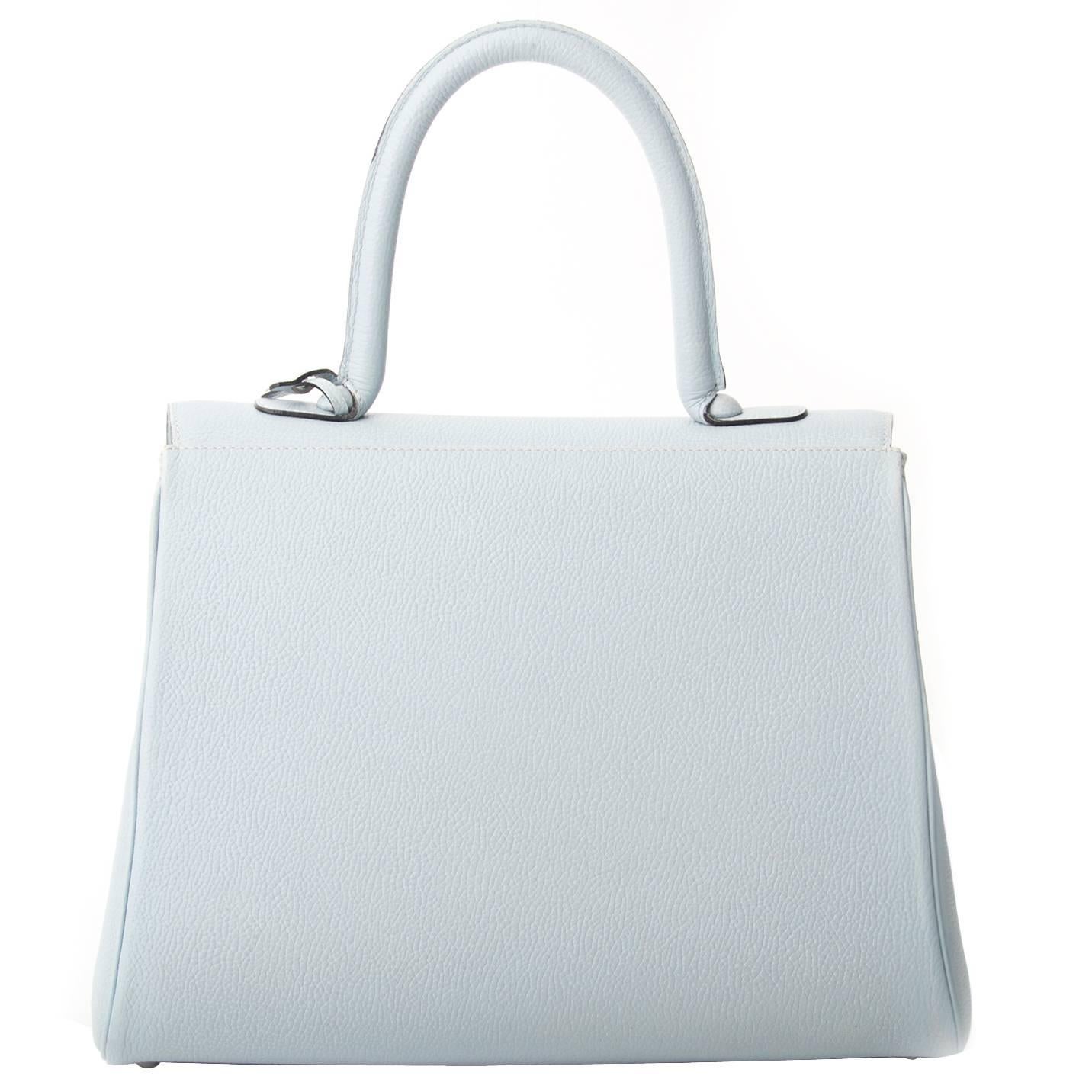 Delvaux Light Blue Brillant MM