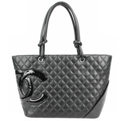 Vintage CHANEL Quilted Classic Large Cambon Shopping Tote