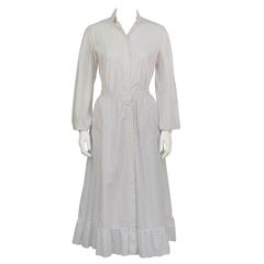 1970's Anne Klein Cotton Skirt Ensemble 2
