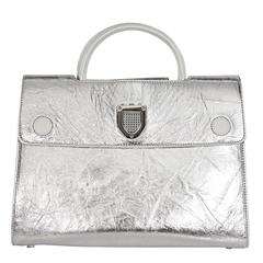 Silver Christian Dior Diorever Satchel