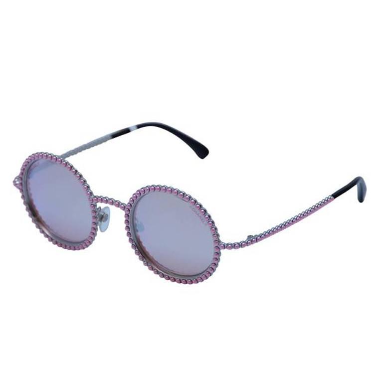 CHANEL PINK PEARL Sunglasses 2016 Limited Ed. Seen On Rose Depp Collector's  at 1stDibs | chanel sunglasses 2016