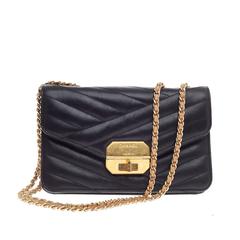 Chanel Gabrielle Flap Chevron Leather Small