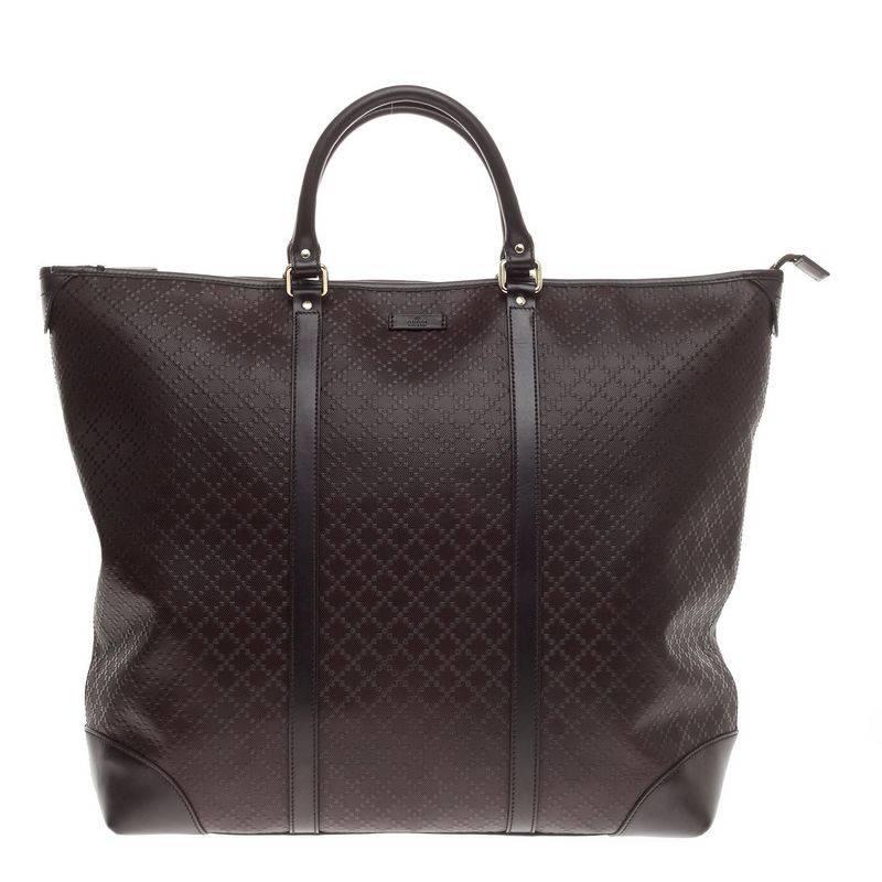 Gucci Lux Fourre-tout Diamante Cuir Large