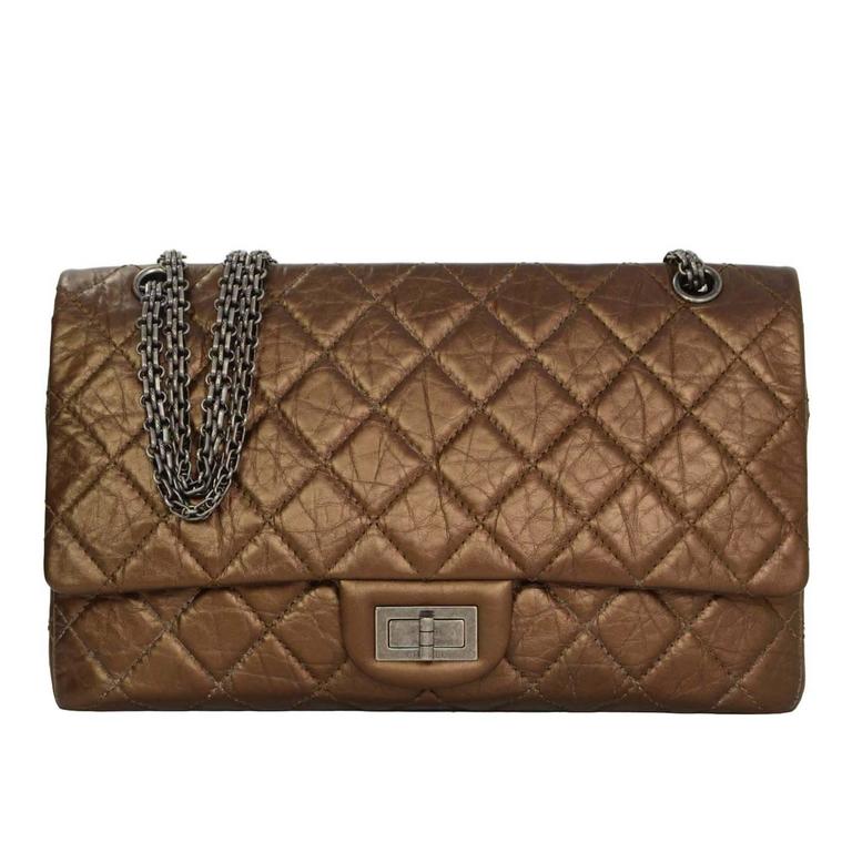 chanel bronze bag
