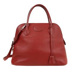 Hermès Rouge Garance Togo Leather  Bolide Bag- 31 cm