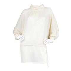 Lee Bender Retro Bus Stop Roll Neck Mini Dress, 1970s 