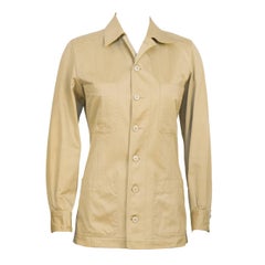 1990er Jahre Yves Saint Laurent YSL Rive Gauche Safari-Jacke