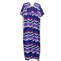 1970's Purple Bohemian Kaftan 5