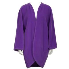 1980's Ungaro Purple Cocoon Jacket 12