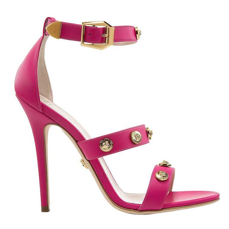 Buy > pink versace heels > in stock