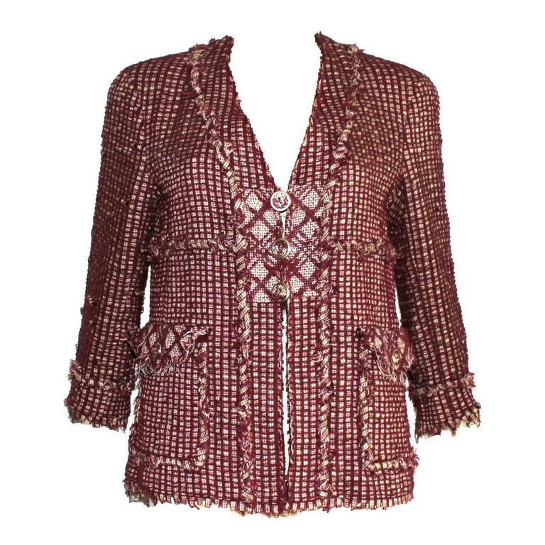 Chanel Fantasy Frayed Tweed Maison Lesage Jacket at 1stDibs