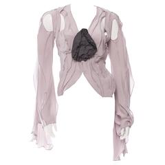 Yves Saint Laurent by Tom Ford Pink Bell Sleeve Top
