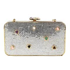 Judith Leiber Crystal Hearts Evening Bag 1