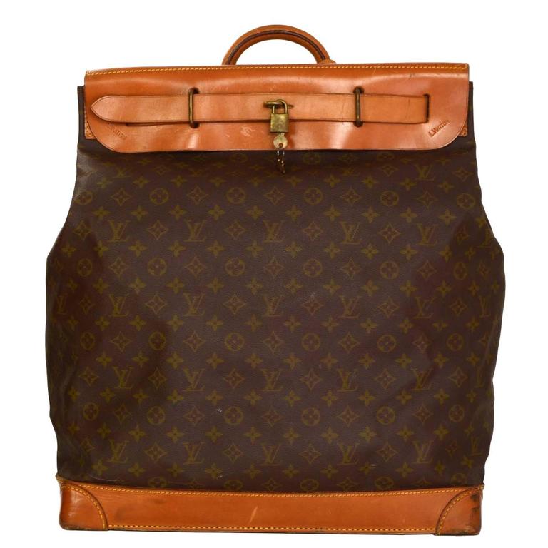 Louis Vuitton Vintage Pre- 1980&#39;s Monogram Steamer Travel Bag GHW For Sale at 1stdibs