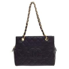 Chanel Petite Timeless Tote Caviar