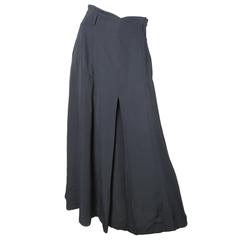 1988 Comme des Garcons Black Velvet Skirt