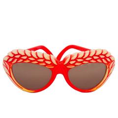 Vintage A Pair of 1980s Red Isabel Canovas Sunglasses