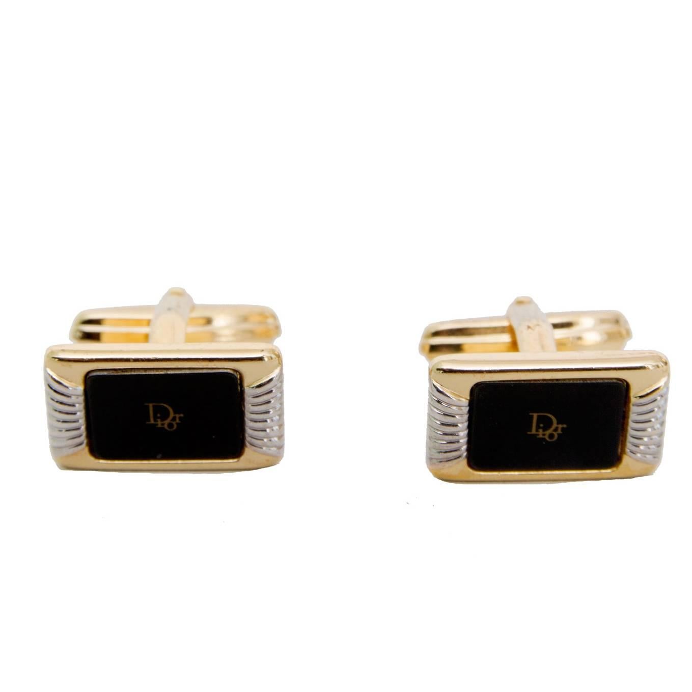 A Pair of 1960s Christian Dior Cufflinks  For Sale