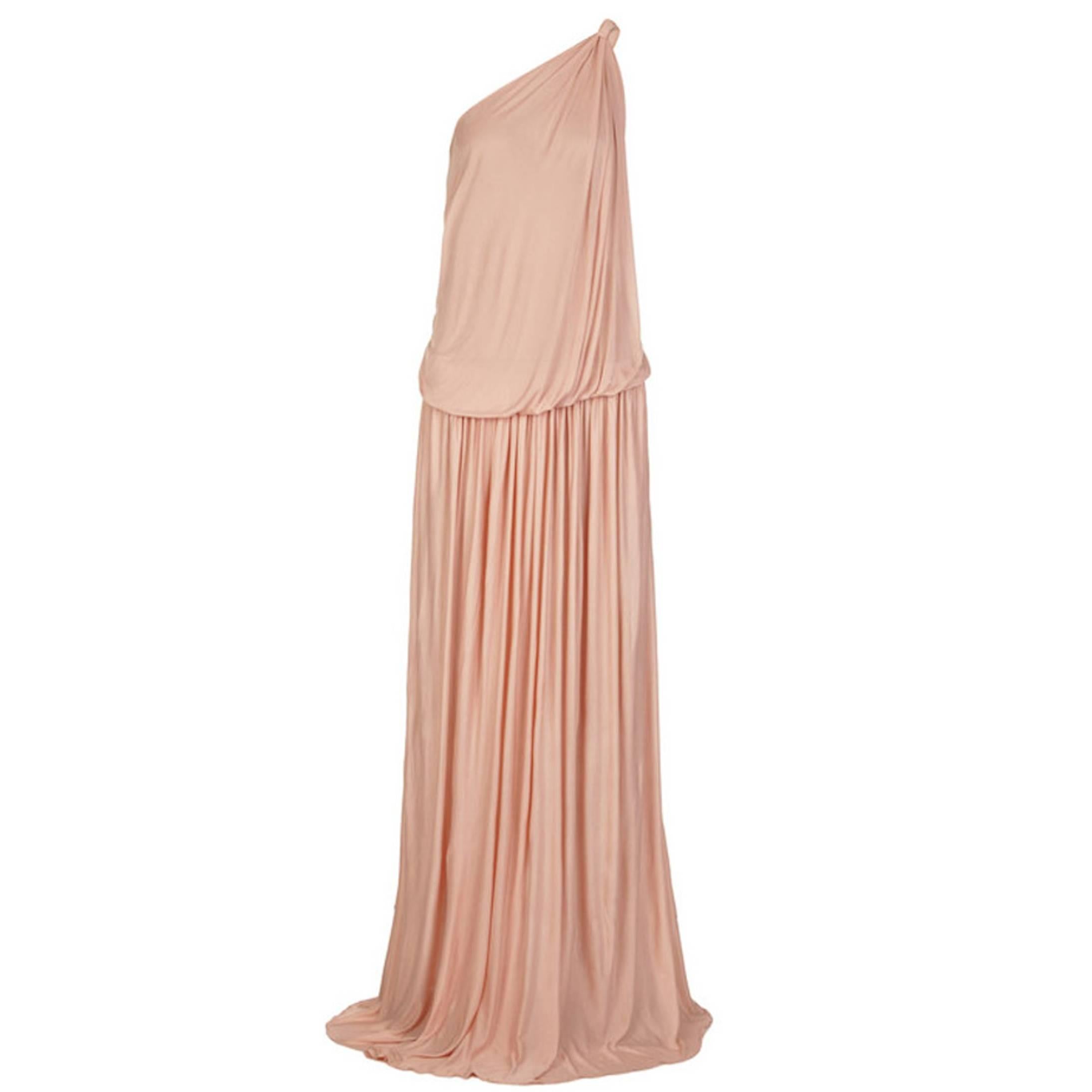 Emilio Pucci Draped Evening Gown Maxi Dress