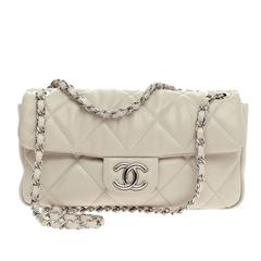 Chanel Nature Flap Quilted Glazed Soft Caviar Medium
