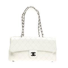 Chanel Ritz Flap Quilted Patent Large