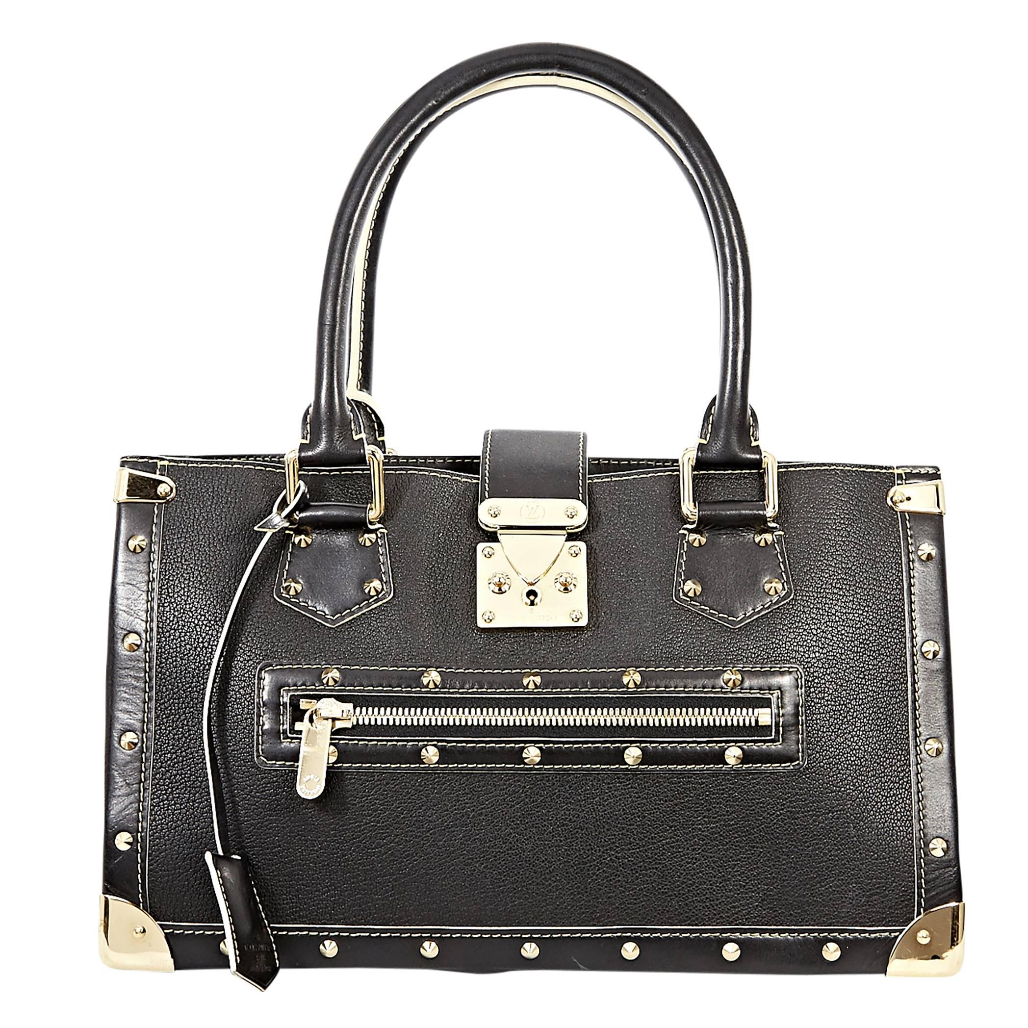 Black Louis Vuitton Studded 'Suhali Le Fabuleux' Tote Bag