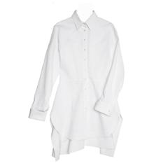 Alaïa White Twill Cotton Shirt