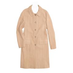 Prada Tan Soft Leather Coat 8