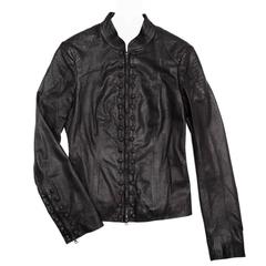 Lwren Scott Black Leather Zip Jacket