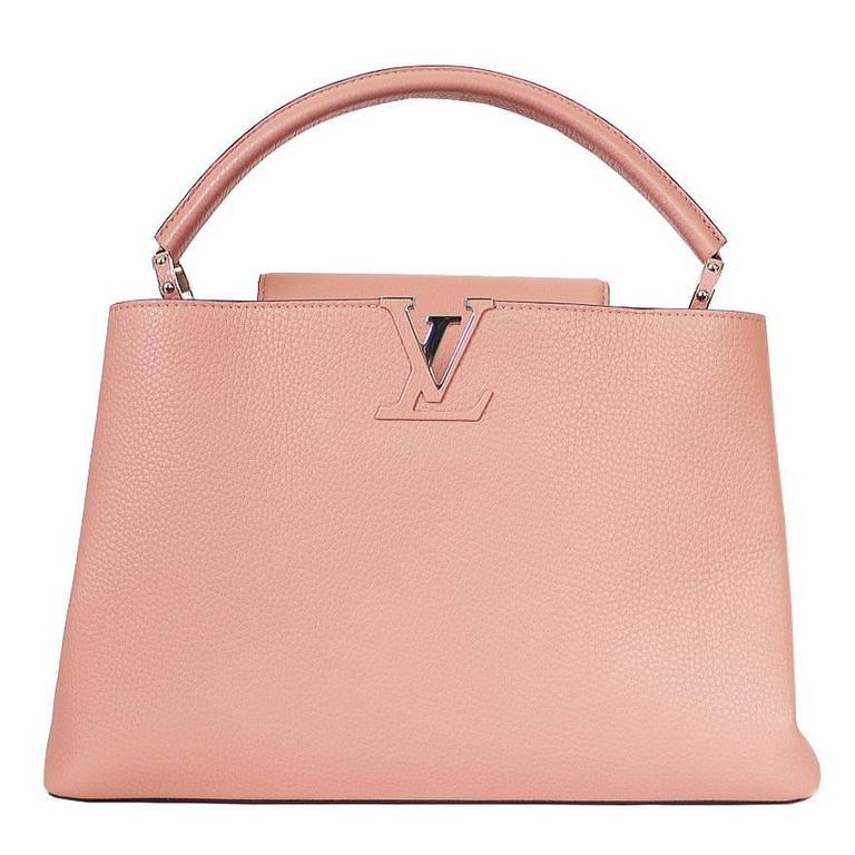 Louis Vuitton Capucines MM Handbag Tote Magnolia at 1stdibs