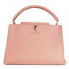 Louis Vuitton Capucines MM Handbag Tote Magnolia