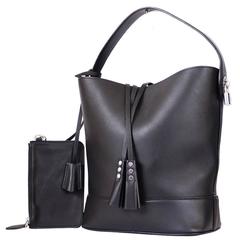 Louis Vuitton NN14 Cuir Nuance GM Black Tote Bag