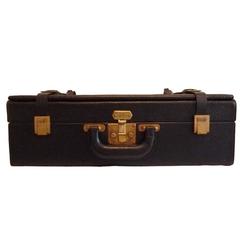 Rare 1979 Hermes Special Order Leather Hard Sided Pilots Briefcase/Suitcase 6