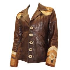 Late 1960s Handmade Leather Jacket