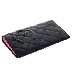 Chanel Quilted Calfskin Cambon Long Wallet