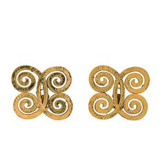 Chanel Swirl Clip-on Earrings