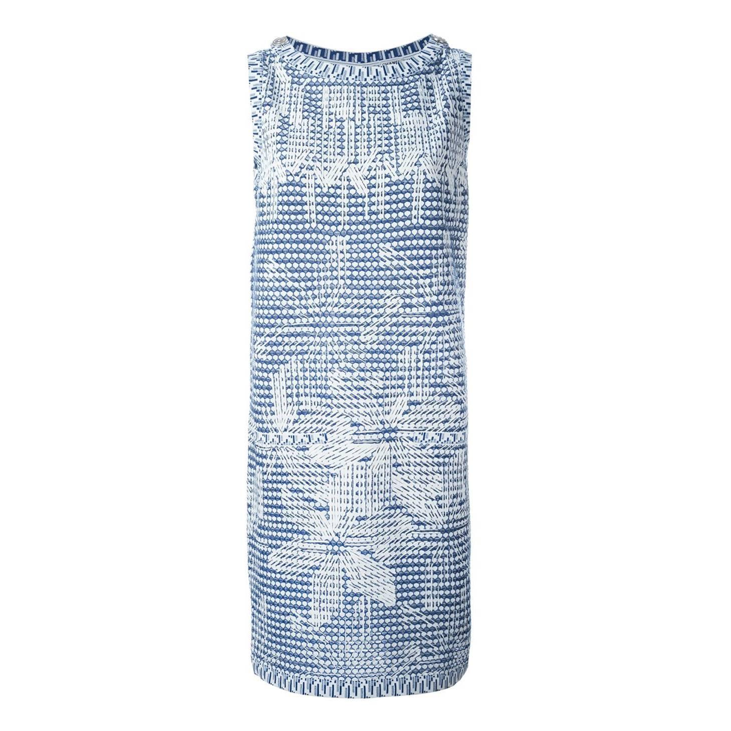 Chanel Geometric Print Knitted Dress