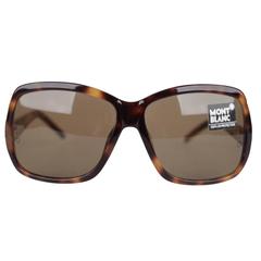 MONTBLANC Tortoise Mod MB 139S OVERSIZED SUNGLASSES 60/13 125 MINT EYEWEAR 3